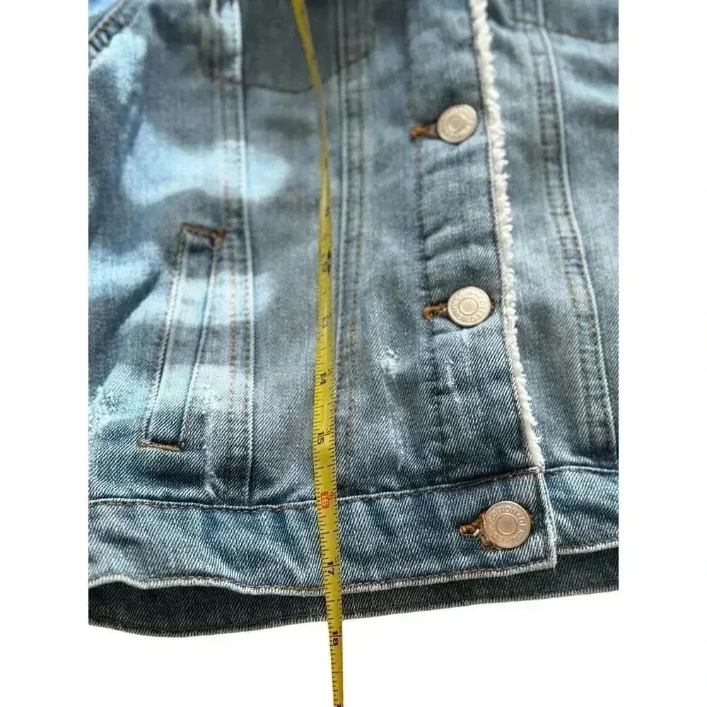 CI Sono‎ kids 10 Faux fur collar denim Jacket